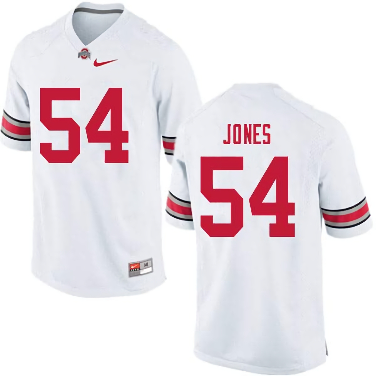 Matthew Jones Ohio State Buckeyes Men's NCAA #54 Nike White College Stitched Football Jersey XFU8456HQ